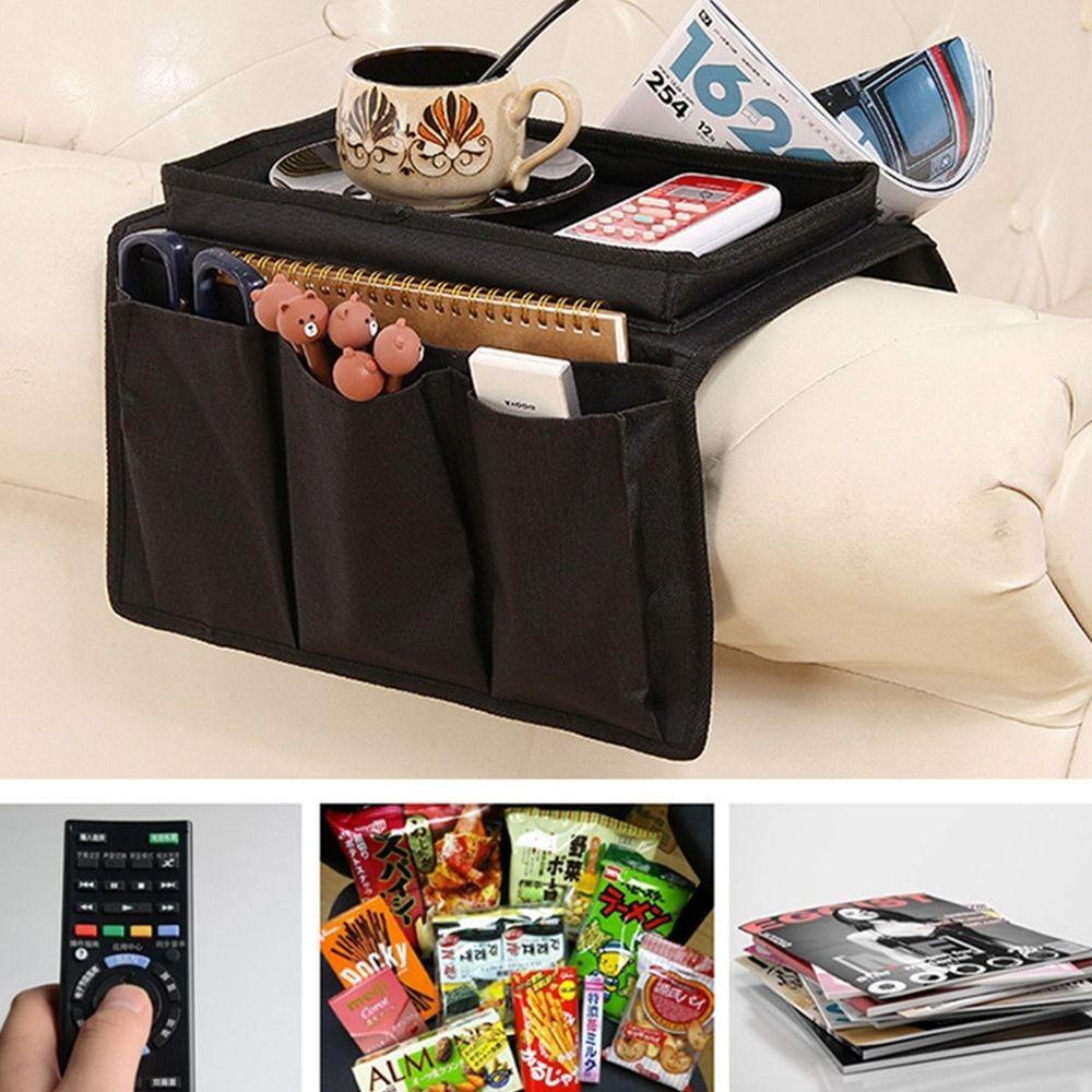 Пульт дистанционного управления телевизором, подвесная сумка для хранения, подстаканник, поднос, кресло, диван, подлокотник, органайзер
