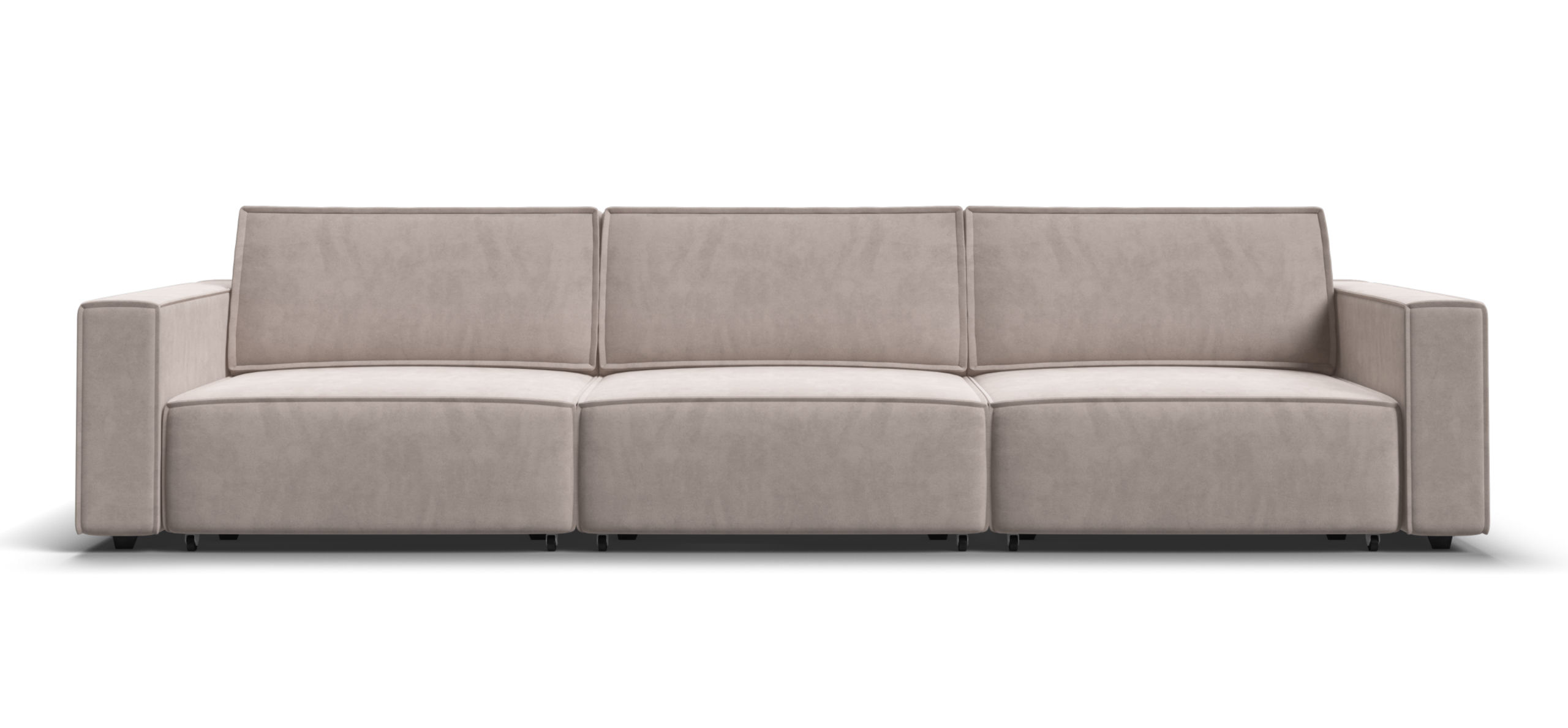 Диван Босс Софт Модуль Макс Велюр Монолит латте