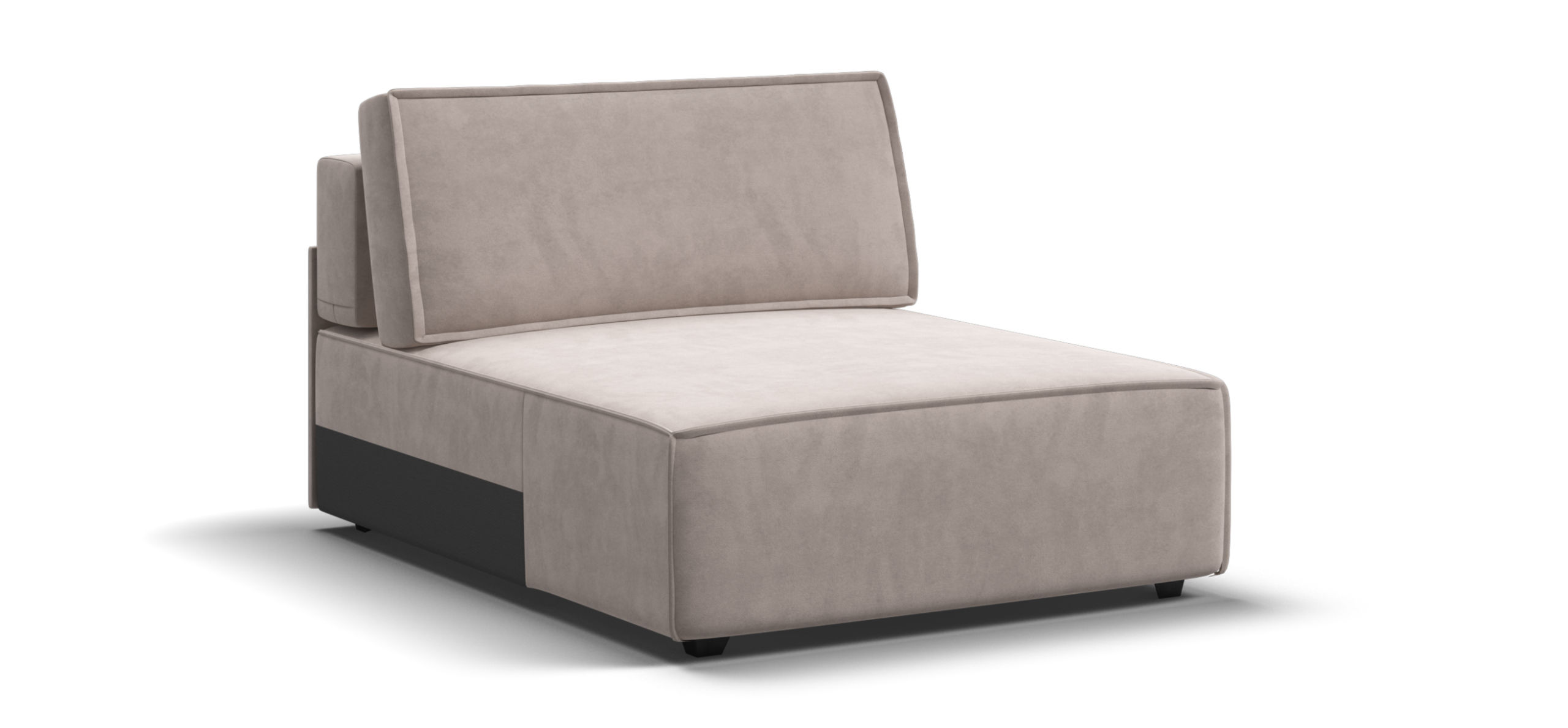 Босс Софт Модуль оттоманка Велюр Монолит латте