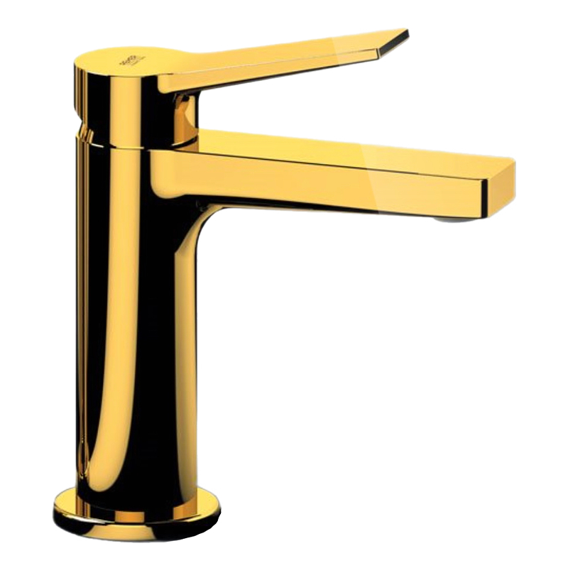 Смеситель для раковины Remer Slash SL12DO цвет Золото глянцевое