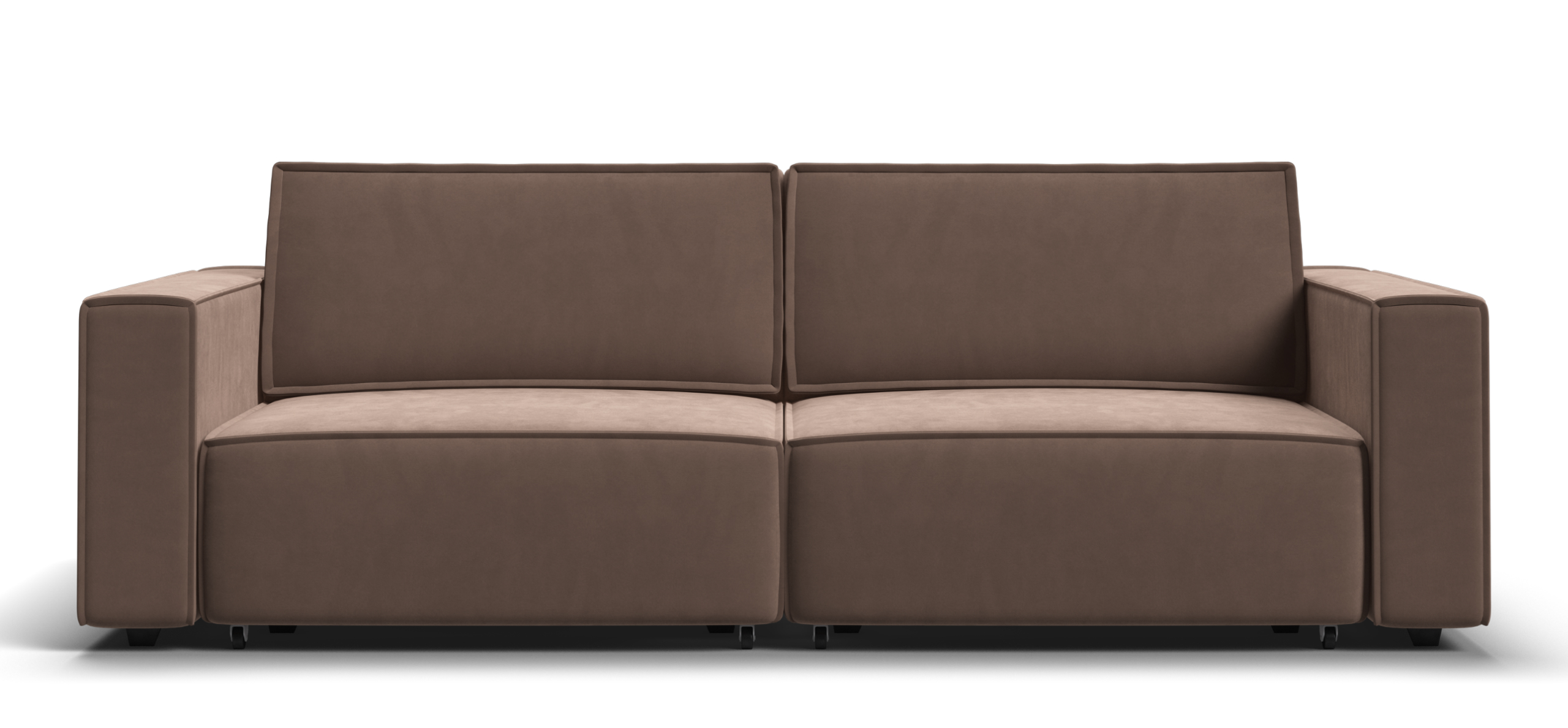 Диван Босс Софт Модуль Велюр Монолит мокко