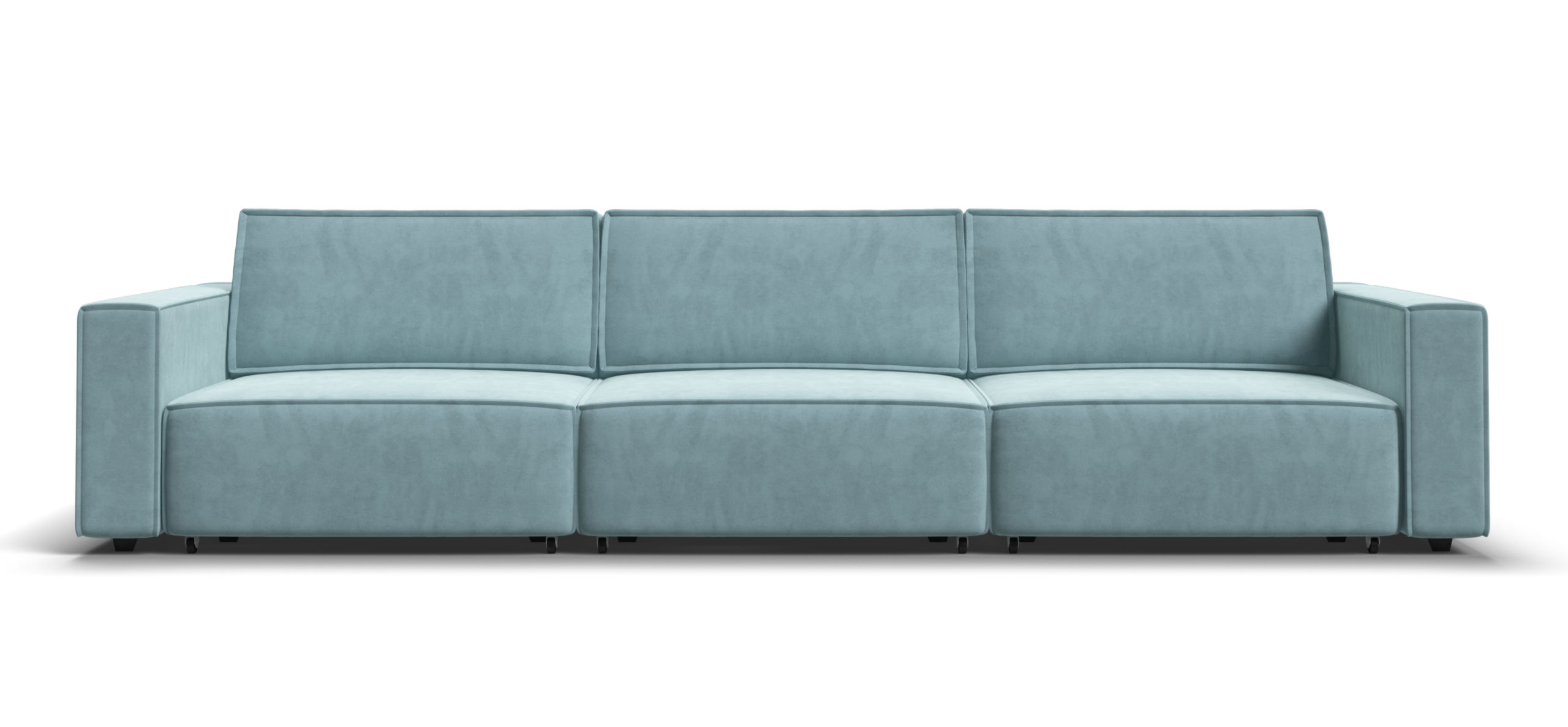 Диван Босс Софт Модуль Макс Велюр Монолит аква