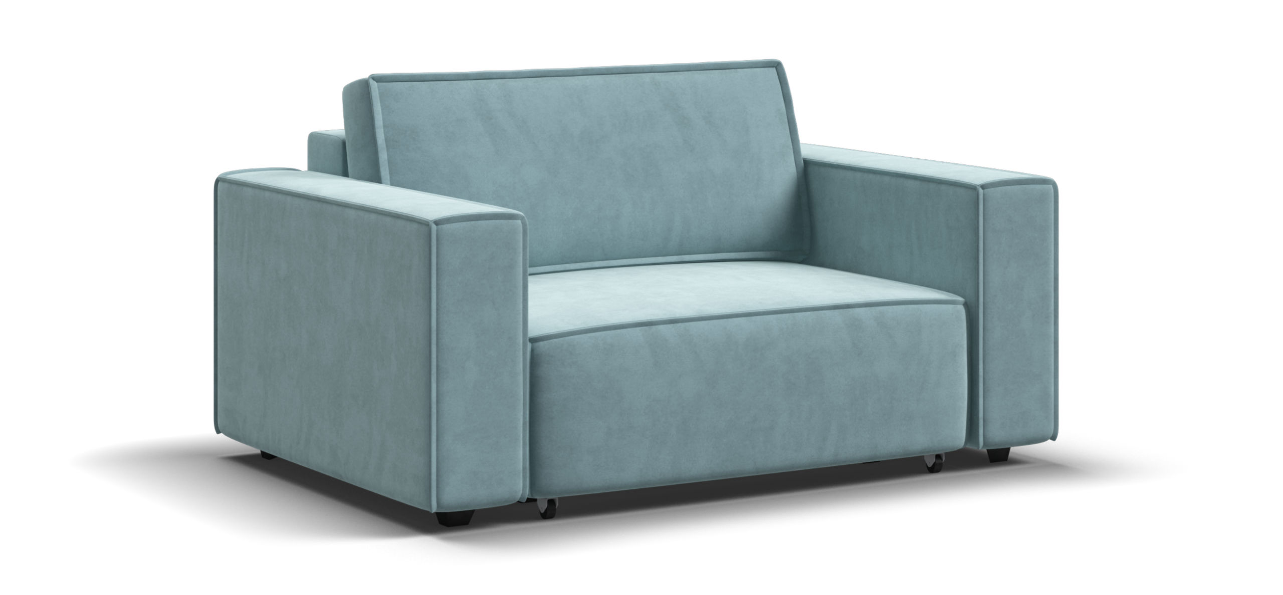 Кресло Босс Софт Модуль Велюр Монолит аква