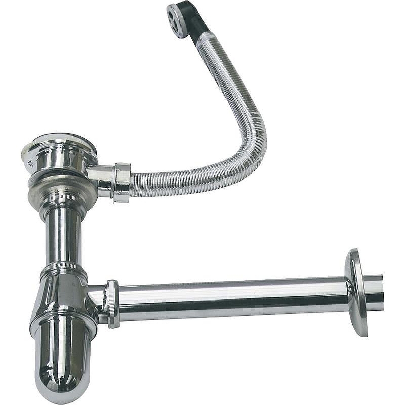 Слив-перелив для раковины Nofer 13107.B Хром