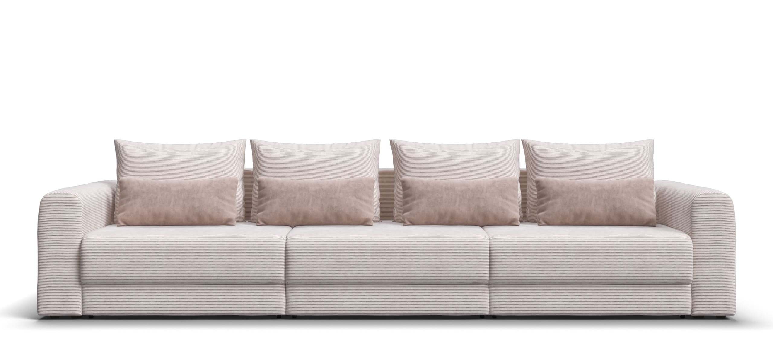 Модульный диван Ричмонд Модуль Макс Вельвет Корд бежевый