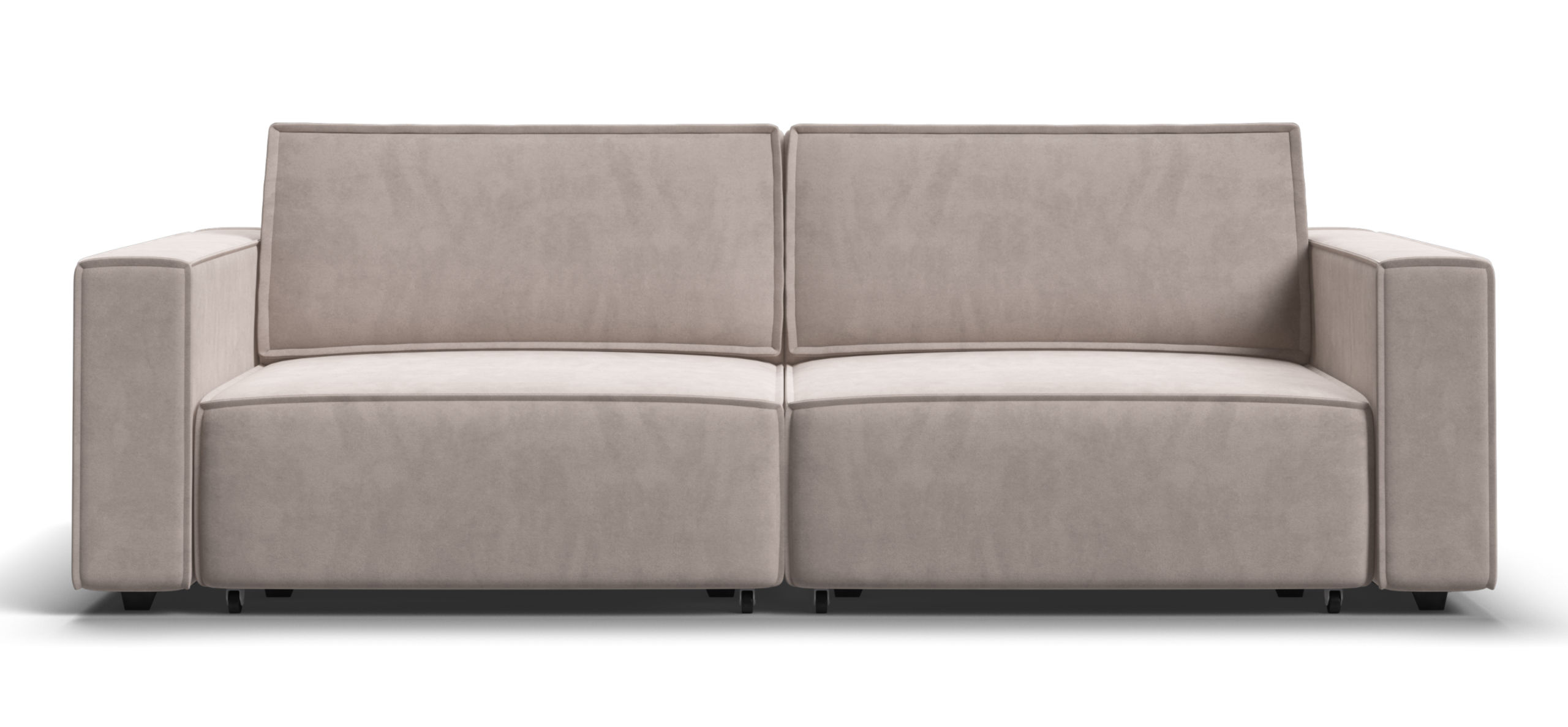 Диван Босс Софт Модуль Велюр Монолит латте