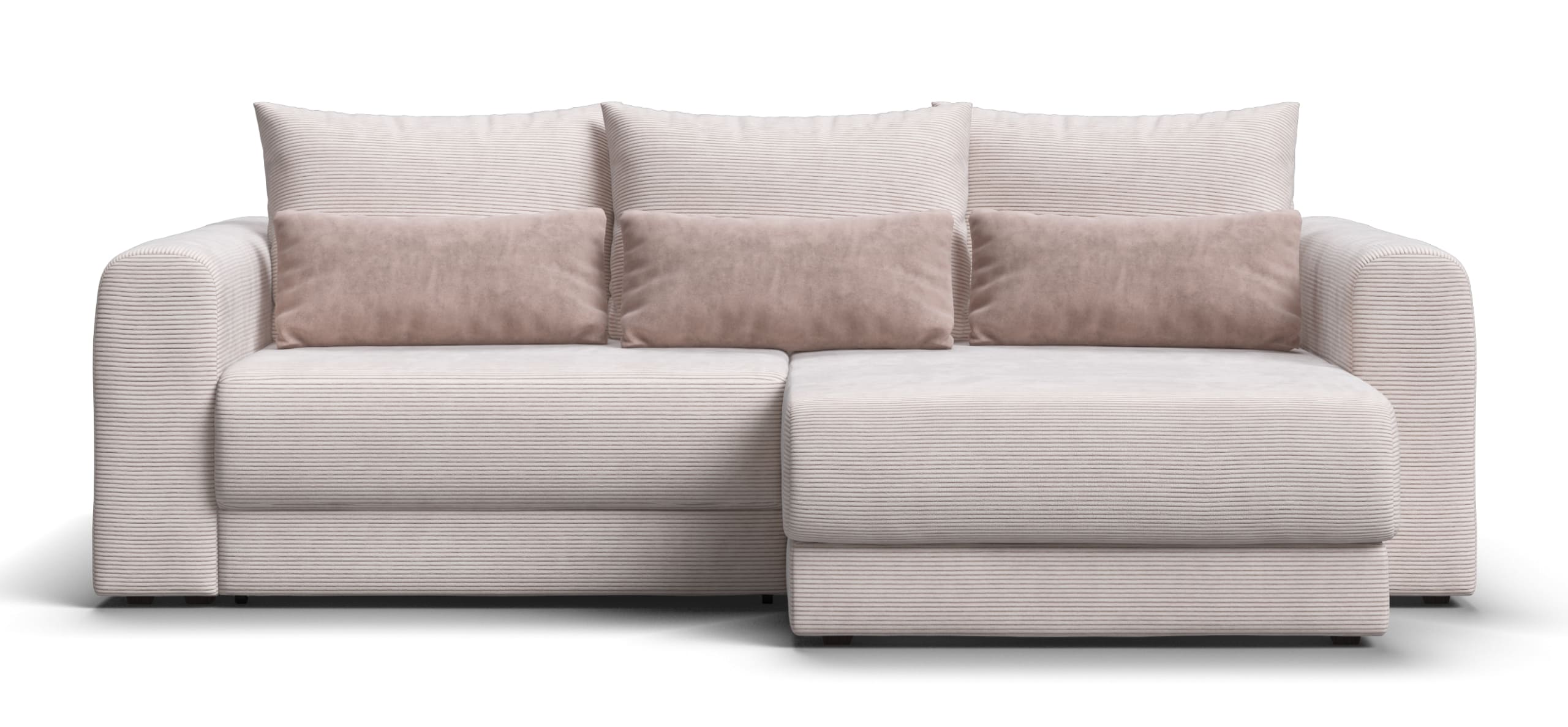 Модульный угловой диван Ричмонд Модуль Вельвет Корд бежевый