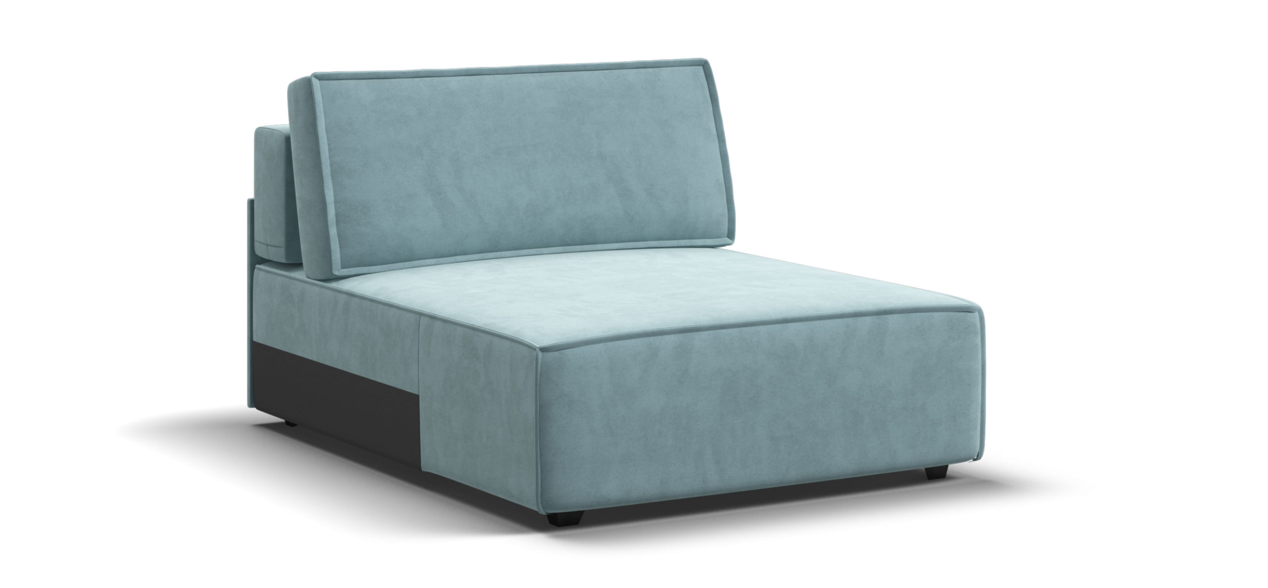 Босс Софт Модуль оттоманка Велюр Монолит аква