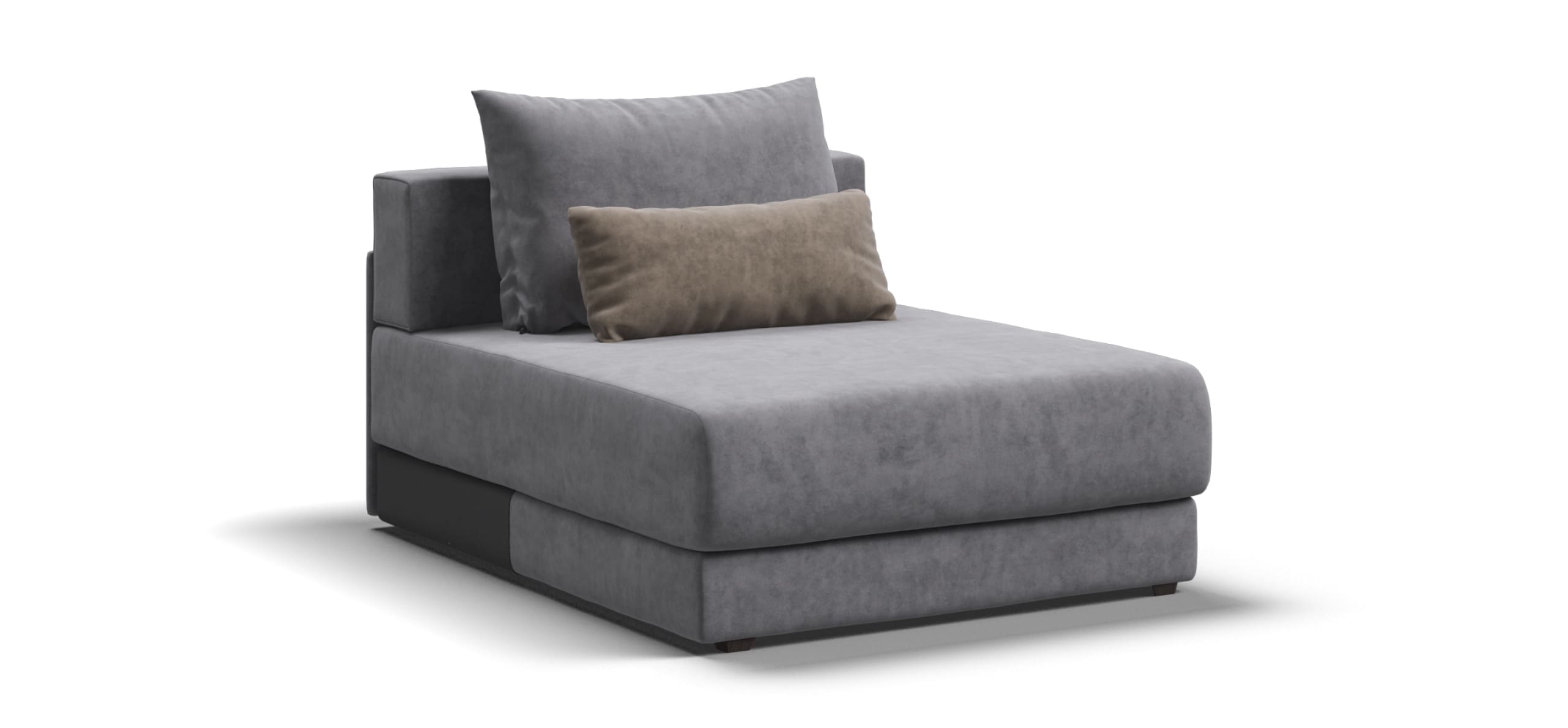 Ричмонд Модуль оттоманка Велюр Роял агат