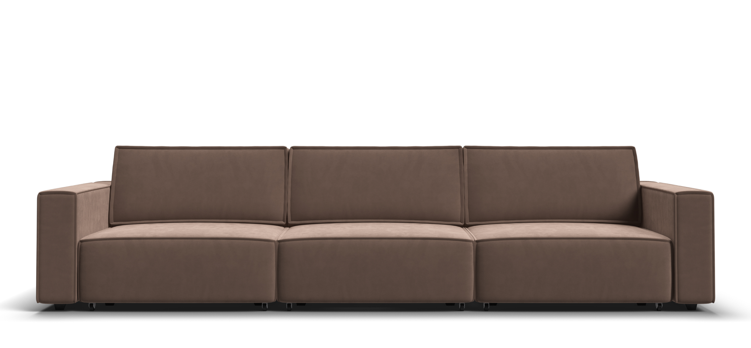 Диван Босс Софт Модуль Макс Велюр Монолит мокко