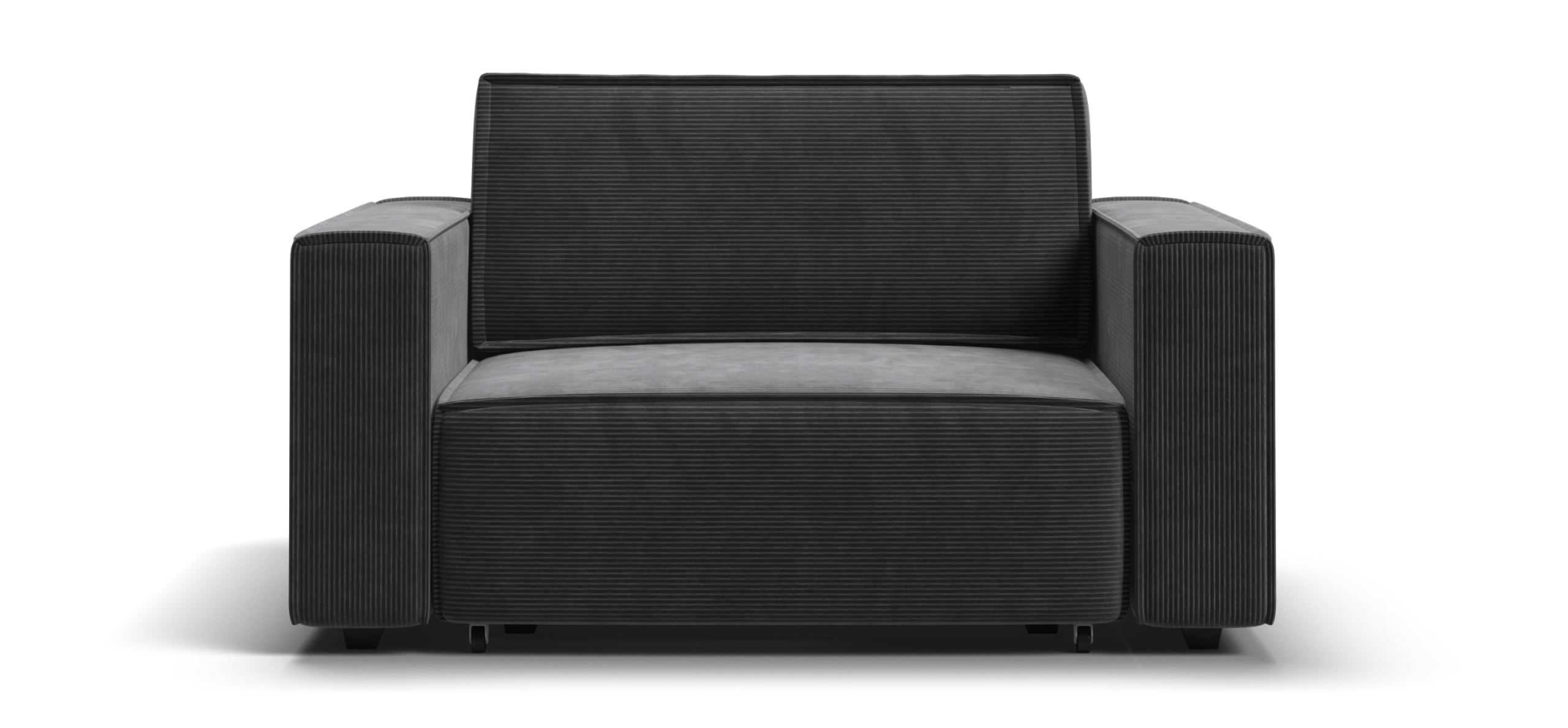 Кресло Босс Софт Модуль Вельвет Корд графит