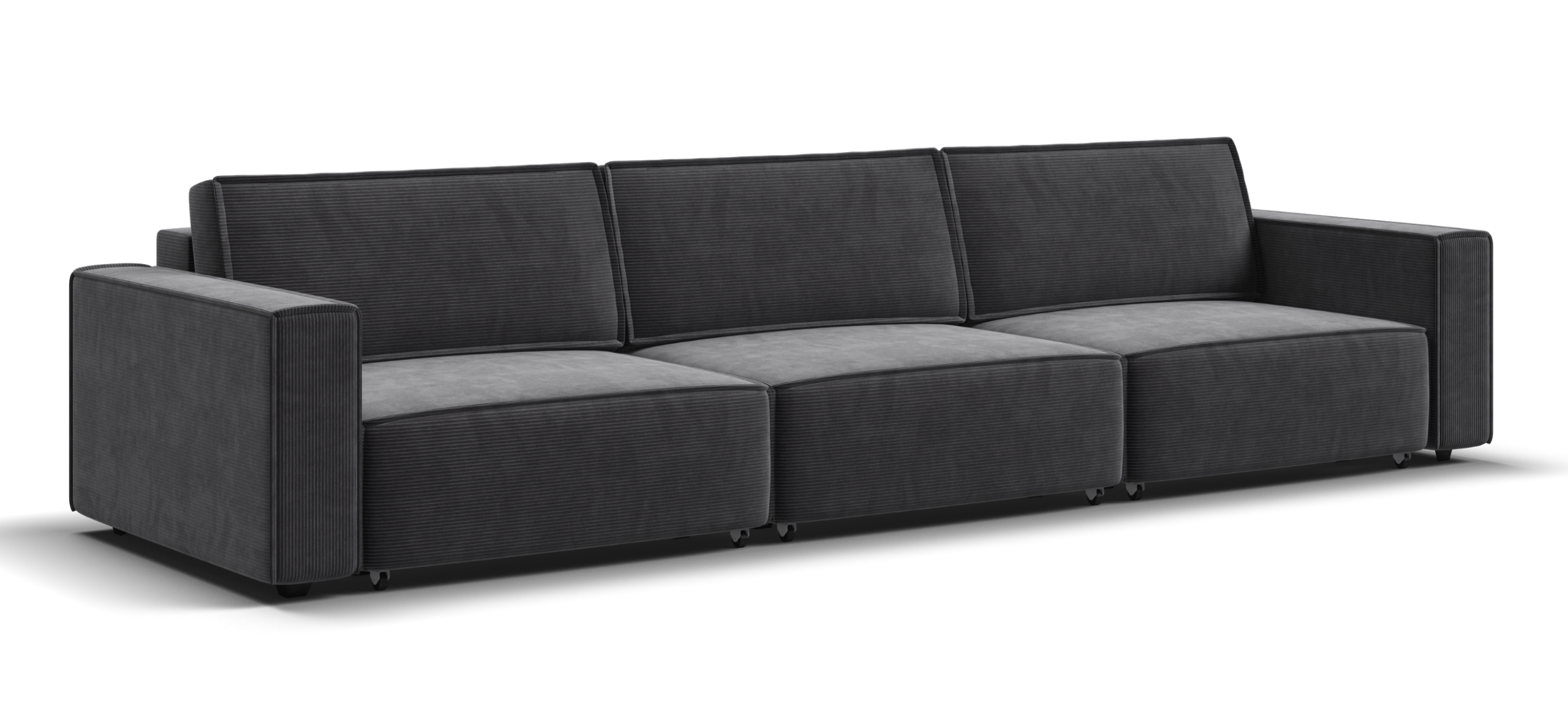 Диван Босс Софт Модуль Макс Вельвет Корд графит