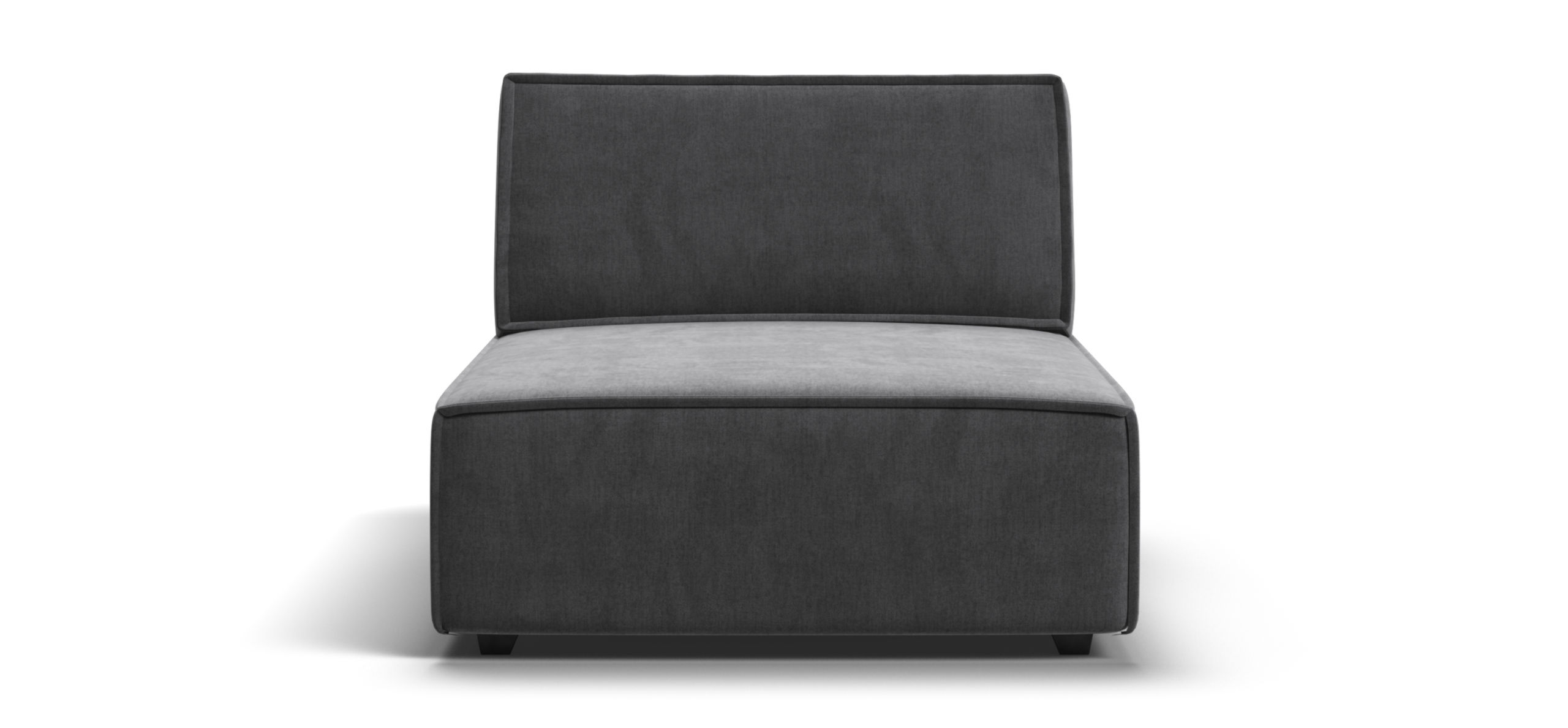 Босс Софт Модуль оттоманка Велюр Монолит серый